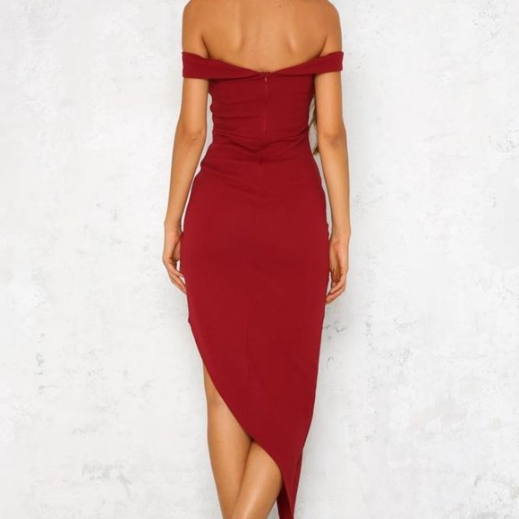 Hello Molly MAXI DRESS WINE - Picture 3 of 8